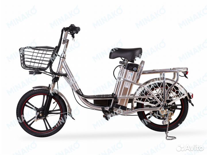 Электрический велосипед курьерский алюминиевый