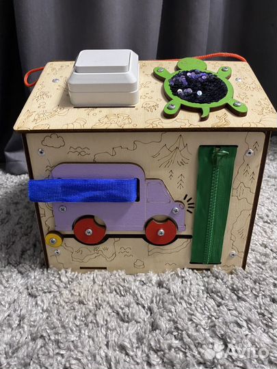 Бизиборд домик со светом