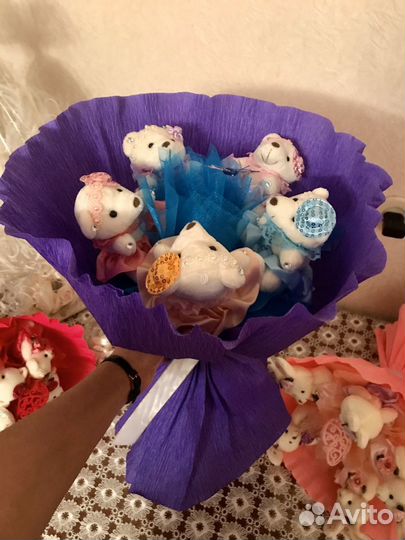 Букет из мягких игрушек