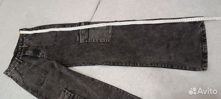 Джинсы женские широкие карго 42 размер