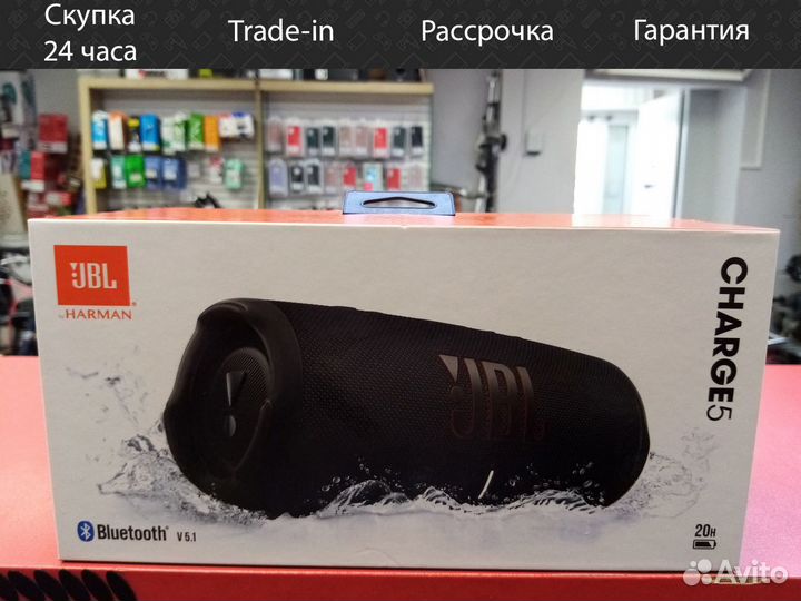 Портативная акустика JBL Charge 5