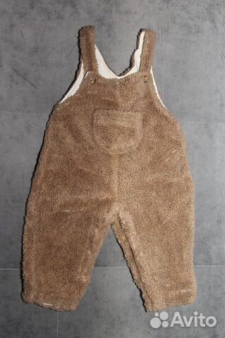 Штанишки/комбинезон меховые на мальчика