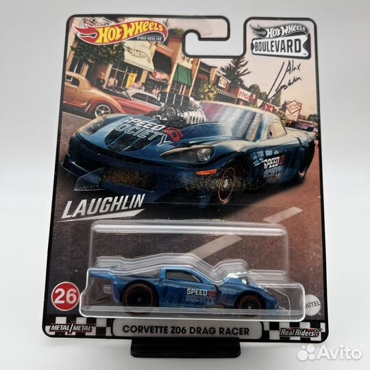 Hot Wheels Premium Corvette Z06 Drag Racer Сломан