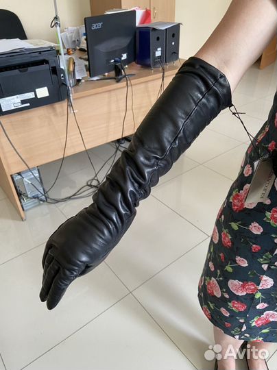 Длинные перчатки 49 см