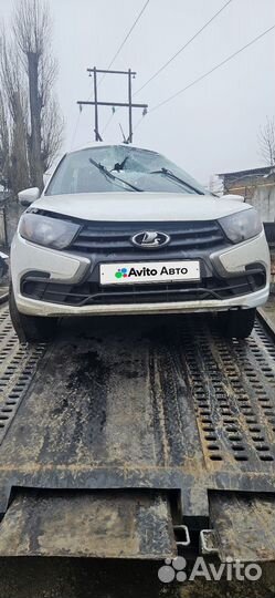 LADA Granta 1.6 МТ, 2022, битый, 25 000 км