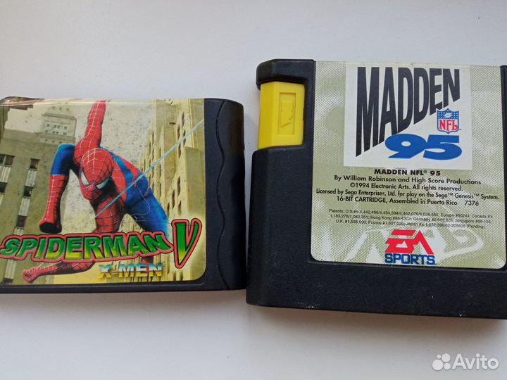 Картриджи sega и dendy