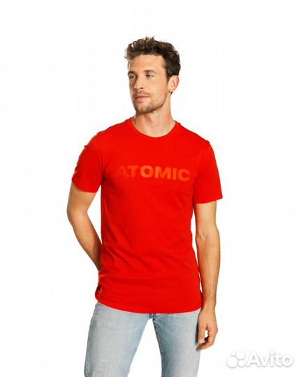 Футболка Atomic Alps T-shirt Red XL