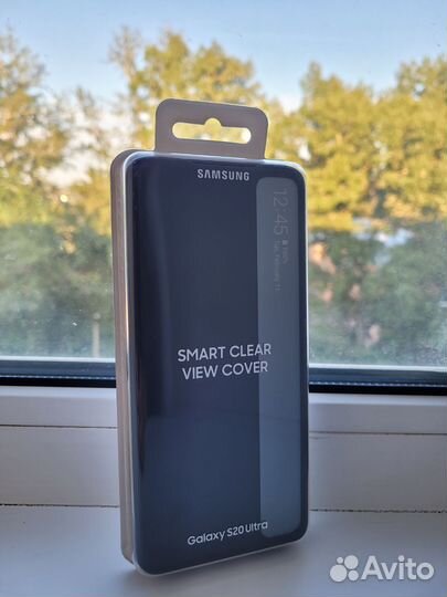 Чехол SMART Clear View Cover Samsung S20 Ultra