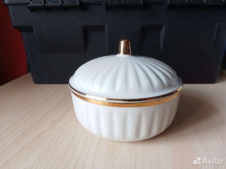 Масленка фарфор СССР