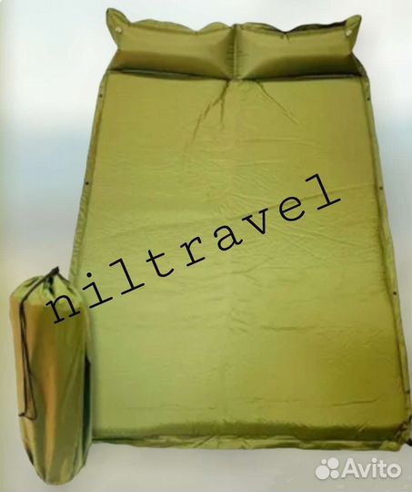 Самонадувной двухместный коврик 5 см