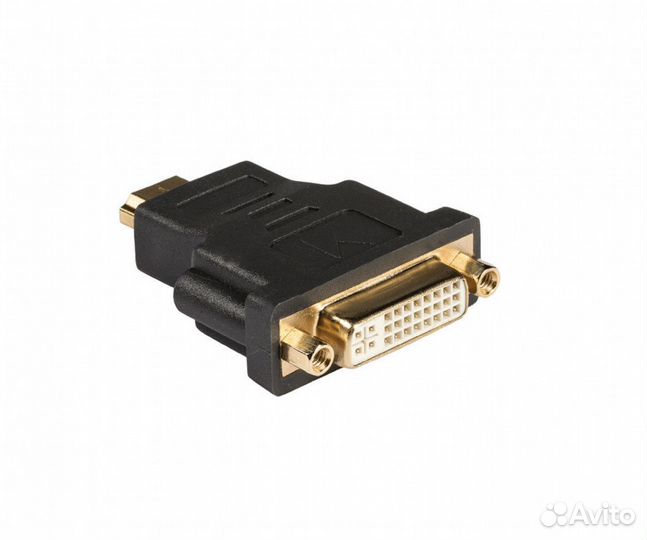 Переходник hdmi (M штекер) - DVI-I (F гнездо) 24+5