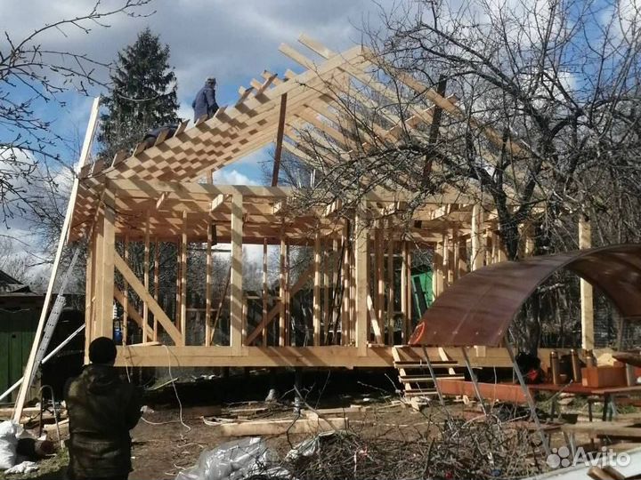 Русская бригада строителей/Строительство