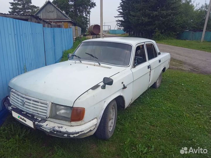 ГАЗ 31029 Волга 2.4 МТ, 1996, битый, 546 212 км