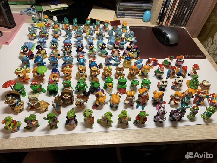 Коллекция фигурок из киндер сюрприза