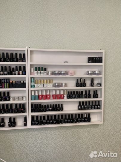 Полочка белая настенная деревянная 70*70 см