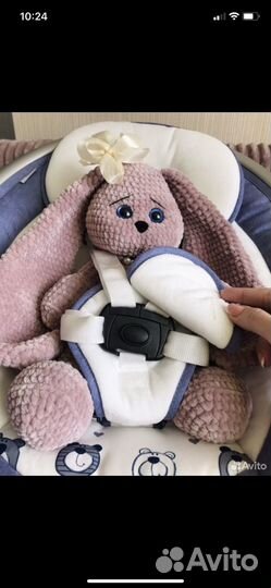 Электрокачели-шезлонг для новорожденных tommy бу