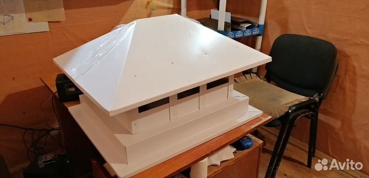 Колпак на трубу колонн забора