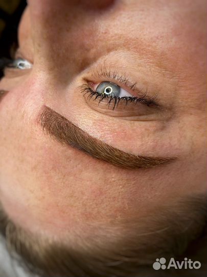 Перманент, наращивание ресниц, оформление бровей