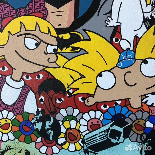 Картина 60х70 Flower Power не печать