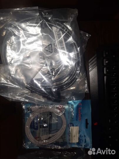 Кабель hdmi, VGA, DisplayPort, usb a-b и прочие