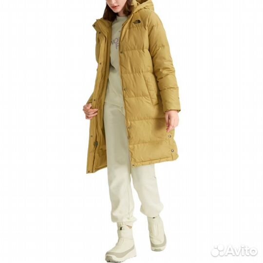 THE north face Down Jacket Women's Khaki (XL)(85)