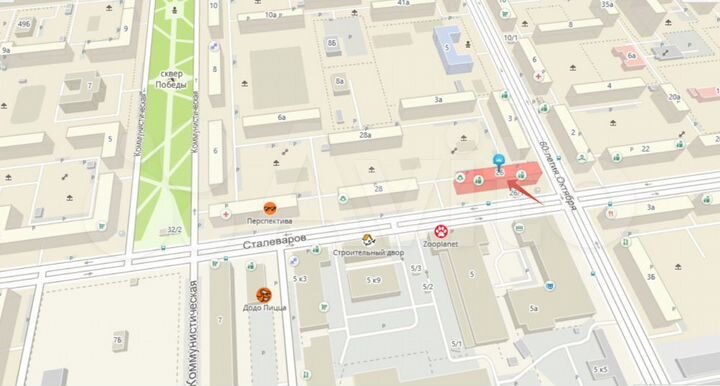 Сдам торговое помещение, 84 м²