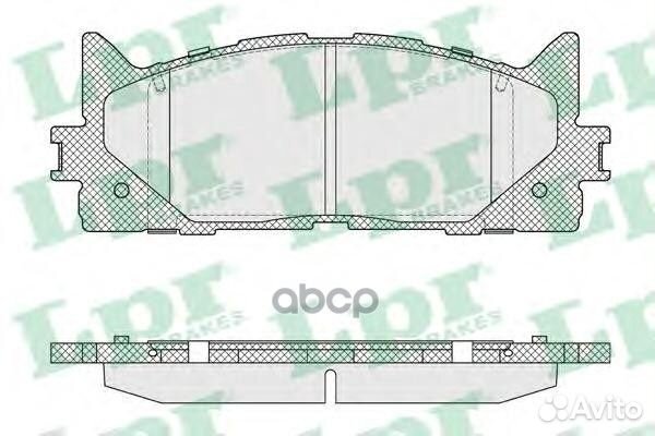 Колодки тормозные дисковые 05P1593 Lpr