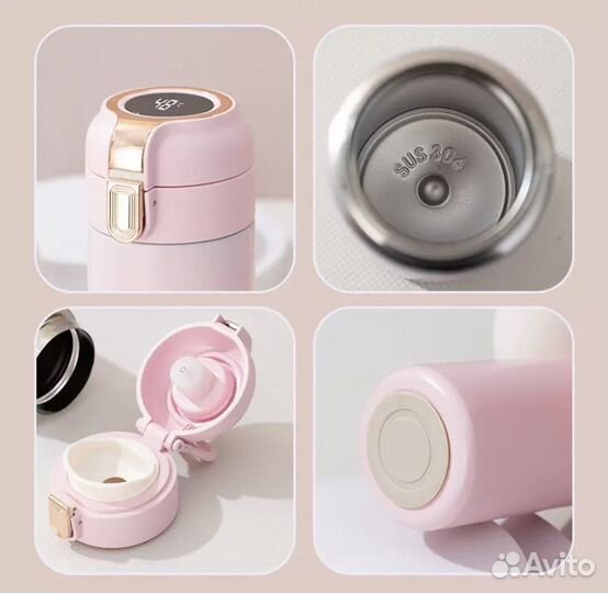 Термокружка с датчиком температуры