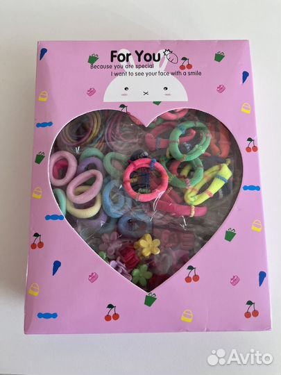 Подарочный набор резинок и заколок