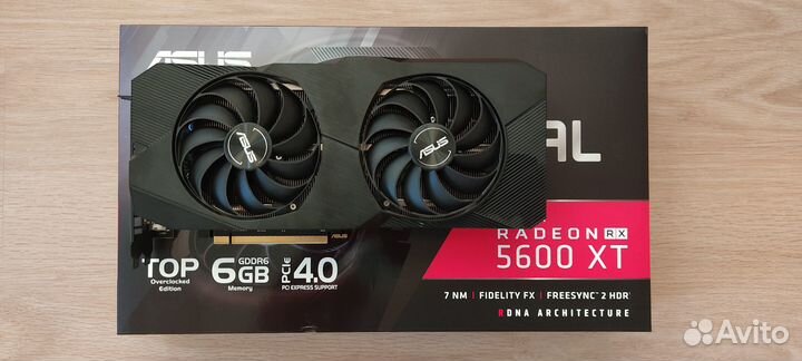 Видеокарта Asus dual rx5600xt
