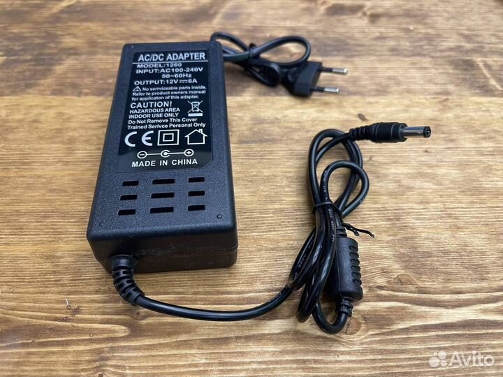 Блок питания 12V 6А