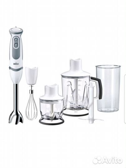 Погружной блендер braun multiquick 5v mq5245 white