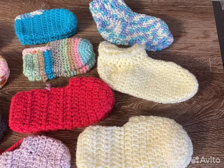 Вязанные носки детские