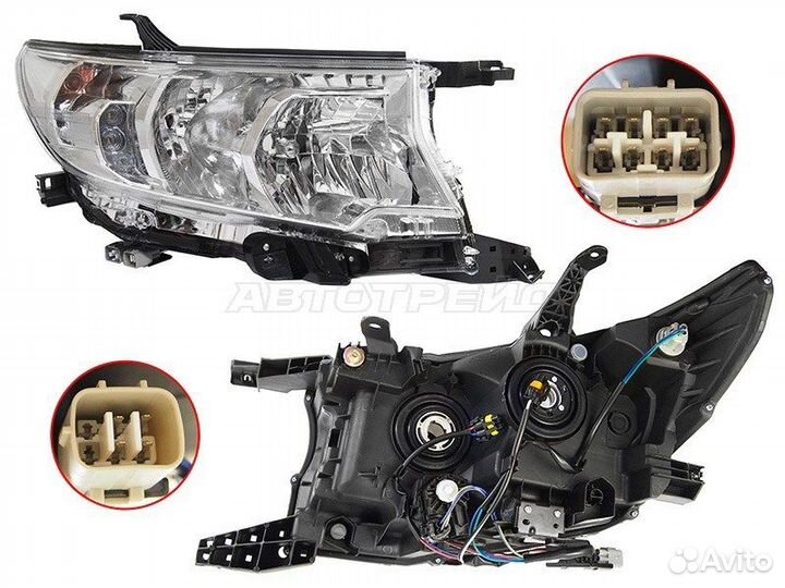 Фара toyota land cruiser prado 150 17- RH галоген