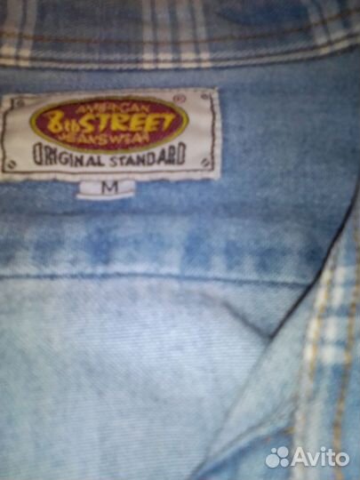 Рубашка джинсовая