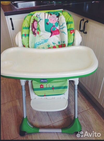 Стульчик для кормления Chicco polly 2 в 1