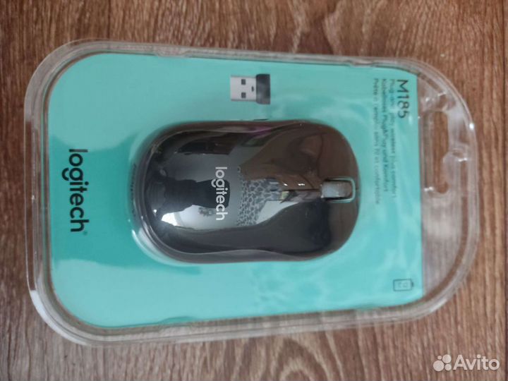 Новая мышь беспроводная Logitech M185 Swift Grey