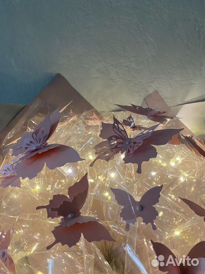 Букет из бабочек 3D