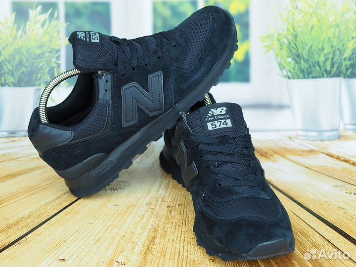 Кроссовки NEW balance 574 чёрный