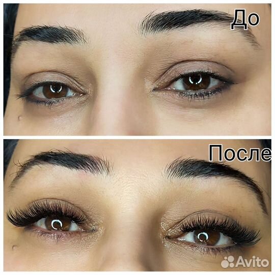 Наращивание ресниц с выездом на дом