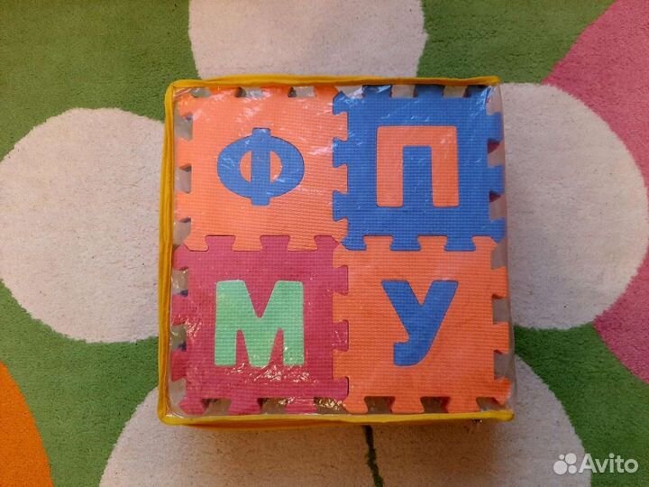 Мягкий коврик пазл (алфавит)