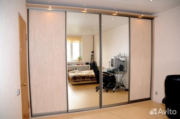 Двери-купе, шкафы, гардеробные от производителя