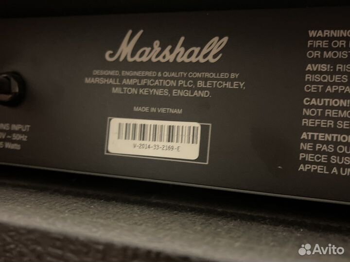 Комбоусилитель для бас гитары Marshall MB15