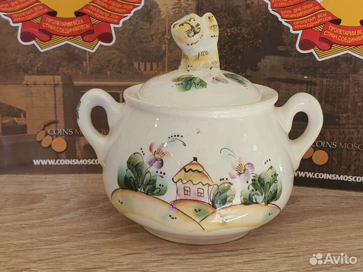 Сахарница нечастоя. Авторская роспись