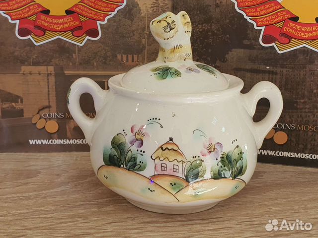 Сахарница нечастоя. Авторская роспись