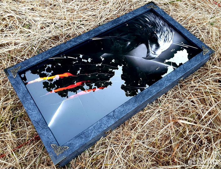 Нарды под стеклом