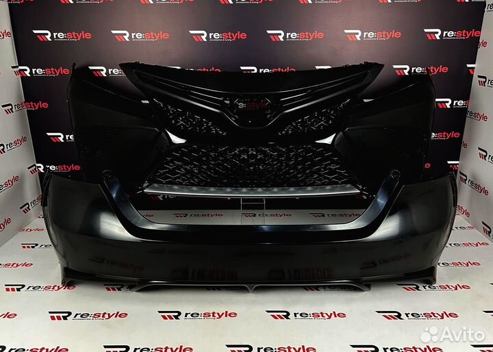 Бампер задний Toyota Camry 70 American