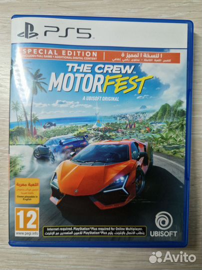 The crew motorfest ps5 диск