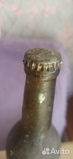 Бутылка с олифой времён СССР