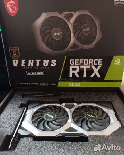 Видеокарта msi ventus rtx 2060 6gb